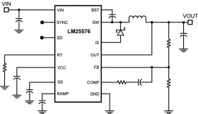 4.5V to 42V, 3A Step-Down DC/DC Switching Regulator