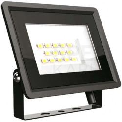 Naświetlacz, projektor LED SMD 10W 750lm 6500K IP65 czarny barwa CW biały zimny V-TAC VT-4914-B