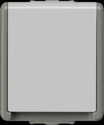 German schuko-style socket, gray, 16 A/250 V, Germany, IP20, 5UB4711