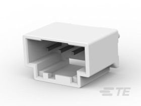 Listwa stykowa PCB 4-pinowe Grace Inertia raster: 2.5 mm Pionowy 1-rzędowe TE Connectivity Płyta 50 V W osłonie