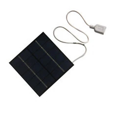 1.2W 5V Panel Słoneczny Polikrystaliczny Ładowarka 100x100mm Przenośna Na Zewnątrz USB Ładowarka do Telefonu Power Bank Ładowark