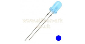 LED - 5MM BLUE - round diffused (L-53MBD) - Kingbright