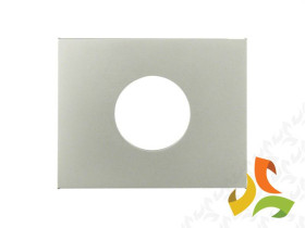 BERKER K.5 Płytka czołowa do wyłącznika i sygnalizatora świetlnego E10 stal szlachetna lakierowana 11657004 HAGER