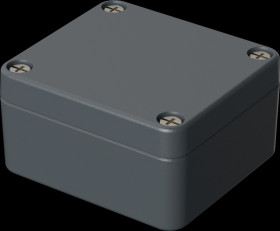 01101000 Aluminium housing, IP66, 58 x 64 x 34 mm