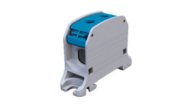 Złączka Szynowa Gwintowa Al/Cu Stb 50 (87310) Simblock Niebieski 81001003