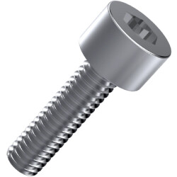 Cylinder head screw, internal hexagon, M6, Ø 10 mm, 10 mm, steel, galvanized, ISO 4762, 001.16.641
