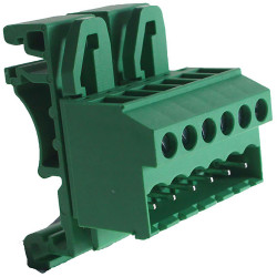 Camblock Plus CTBPD96VJ/6 5.08mm DIN Rail Mount Vertical Male T/Block 6p