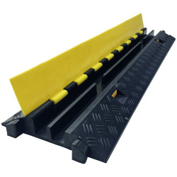 as - Schwabe 63225 Cable Bridge Rubber Yellow 2 Channels 1m Extension