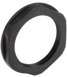 Counter nut, PG36, 60 mm, black, 53019270