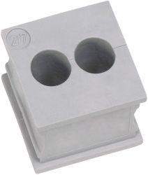 Przepust kablowy Icotek, KT 2/7, 41202, (D x S) 21 mm x 21 mm, szary, 1 szt.