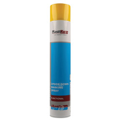 PlastiKote 440.0071032.074 Trade Upside Down Marking Spray Paint Yellow 750ml