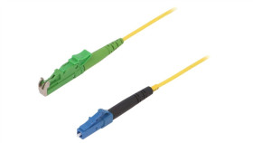 Fibrain-Patch-038 Patch Cord Światłowodowy Lc/Apc,Lc/Upc 1M Światłowód: 9/125Um