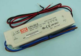 5V/5,00A/35W LPV-35-05 LED IP67 PLASTIC