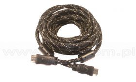 Przewód HDMI-HDMI 5,0m, HQ