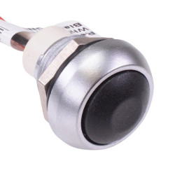 IHSR36F2100 APEM Black Hall Effect Momentary NO Push Button Switch IP67