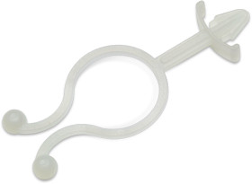 Spinka do kabli 6.1mm materiał: Nylon 66 Naturalny Szczypce obrotowe +85°C