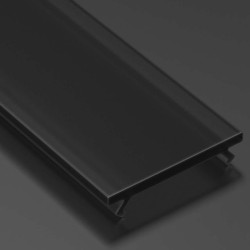 Klosz Czarny 2,02m PMMA Do profili LED A,B,C,Y,Z
