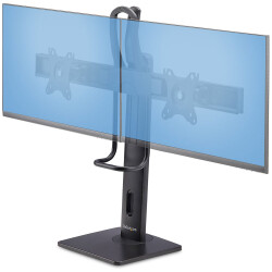 StarTech.com 2MC1S-MONITOR-STAND Crossbar Dual Monitor Desk Stand For Double 27