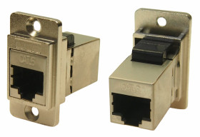 Złącze RJ45 Gniazdo Złącze RJ45 Montaż na panelu Cat6 RS PRO 8-żyłowe