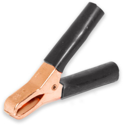 Battery clip, 75 A, 74 mm, black, BU-46C-0