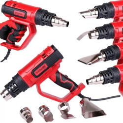 Opalarka elektryczna 2000W regulacja 2 biegi 4 dysze sieciowa Schmith