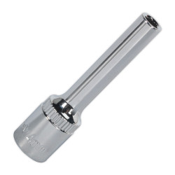 Sealey SP1404D Walldrive&#xAE; Socket 4mm Deep 1/4&quot;sq Drive Fully Polished
