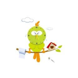 Lampka dziecięca BIRD LED CLOCK 0,6W LED ML208 Milagro