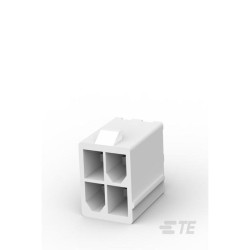 TE Connectivity 1586037-4 Wire Housing Male Header Unshrouded 4P No Pegs
