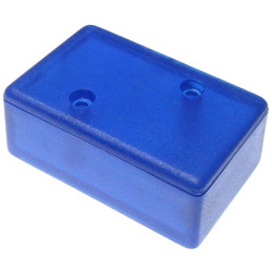 KM3 Obudowa ABS transp.niebieski 45x28x18