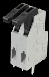 AST0240204 2-pin spring loaded terminal, 3.81-mm pin spacing