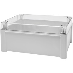 Fibox 5824007 TPC 24x19x11cm T Enclosure, PC Clear transparent cover