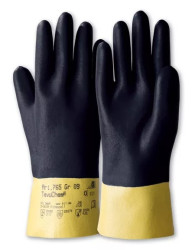 Rękawice robocze rozmiar: 11 materiał: Nitryl zastosowanie: Odporność na działanie substancji chemicznych