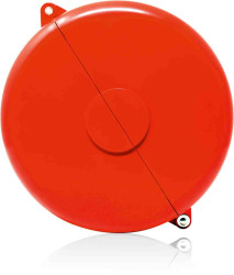 Blokada Blokada zasuwy RS PRO rozmiar mocowania 254mm Czerwony zamki: 1