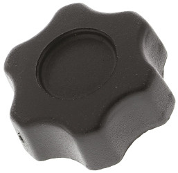 Pokrętło mocujące M6 długość gwintu: 9mm średnica pokrętła 28mm średnica gwintu: 6mm Z wieloma pokrętłami Otwór