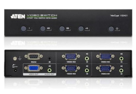 4-portowy przełącznik VGA z obsługą audio- ATEN VS0401