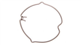 Sprężynka Mocująca Źródło Światła W Oprawie Serii Ct-55/Mr16 Spr.Ctc-55/Mr16...