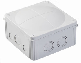 Cable junction box, no. of entries: 4, 10 mm², light gray, IP66/IP67, 10060702