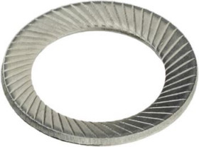 Screw lock washer, M5, H 1.1 mm, inner Ø 5.3 mm, outer Ø 9 mm, BYB-3-16H9964