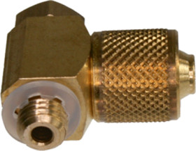 Swivel screw connection, brass, for 6 x 1 tubing, 50.191