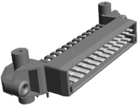 Złącze samochodowe 25-pinowe TE Connectivity 2-rzędowe Timer raster: 5.0mm Przewlekany Lutowane