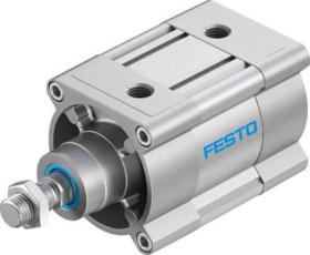 Siłownik pneumatyczny z tłoczyskiem skok: 25mm Festo Ø 100mm dwustronnego działania Action DSBC-100-25-PPSA-N3