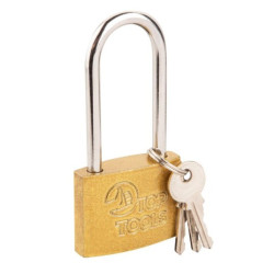 TOP TOOLS KŁÓDKA Z DŁUGIM JARZMEM 40mm 2 KLUCZE