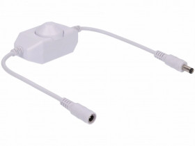 Sterownik LED Mono 1x6A potencjometr na przewodzie biały 12-24V Prescot