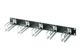 Panel stelażowy Panel rozrządowy do szafy RACK Phoenix Contact szerokość 482.6mm 482.6 x 44.45 x 31.6mm Czarny