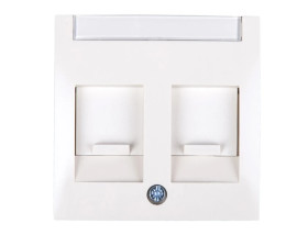 Berker/B.Kwadrat Element centralny podwójny kremowy 11818982