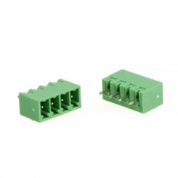 ZŁĄCZE TB 4PIN R-3.81MM MĘSKIE PROSTE ZAMKNIĘTE PCB RoHS