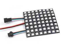 Panel elastyczny LED RGB WS2812B, 5V, 8x8, 64 diod