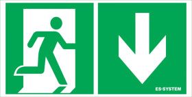 Piktogram do Screen Basic 150x300 (159,5x310,5). DRZWI + DÓŁ 9849071