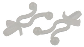 Spinka do kabli 10.2mm materiał: Nylon 66 Naturalny Zacisk w kształcie U