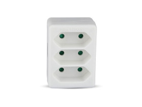 VT-1023 Rozgałęźnik 3x2.5A biały 8802 V-TAC